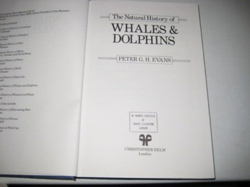 The Natural History of Whales and Dolphins