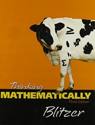 Thinking Mathematically