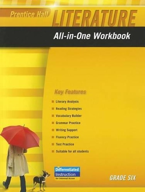 Prentice Hall Literature 2010 All-In-One Workbook Grade 06
