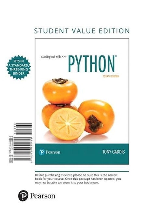 Starting Out with Python