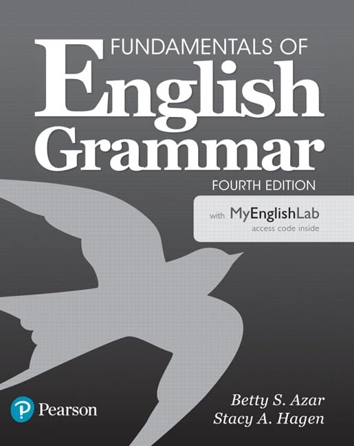 Fundamentals of English Grammar 4e Student Book with MyEnglishLab