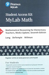 Mathematical Reasoning for Elementary Teachers, Loose-Leaf Version Plus Mylab Math Media Update -- 24 Month Access Card Package