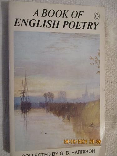A Book of English Poetry, Chaucer to Rossetti