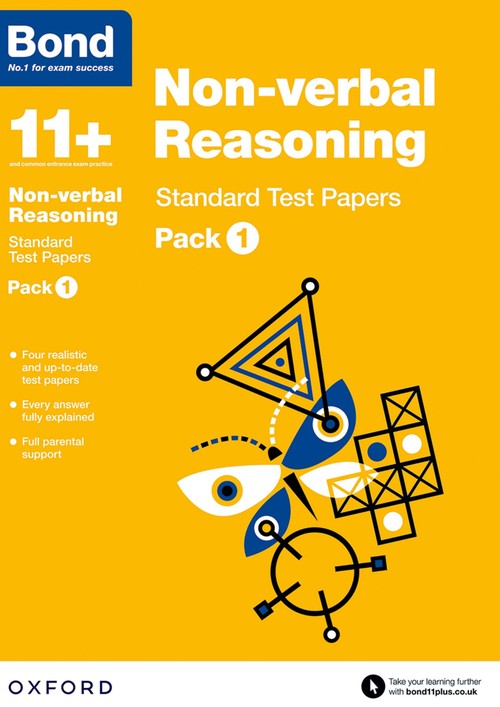 Bond 11+: Non-verbal Reasoning: Standard Test Papers: Ready for the 2026 exam (for GL Assessment & other 11 plus exams)