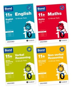 Bond 11+ 10 Minute Tests Bundle for Age 10-11+ | For 2026 GL Assessment & other 11 plus entrance exams | English, Maths, Verbal Reasoning, and Non-verbal Reasoning