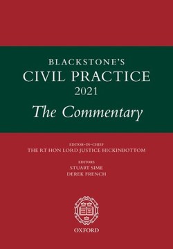 Blackstone's Civil Practice 2021: The Commentary
