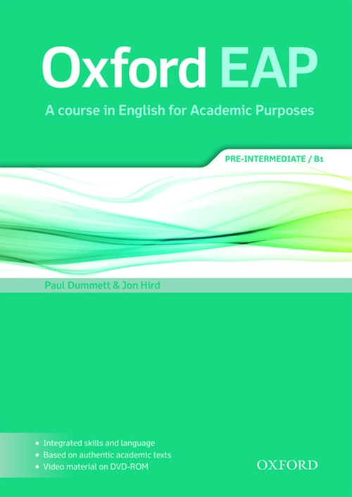 Oxford EAP: Pre-Intermediate/B1: Student's Book and DVD-ROM Pack