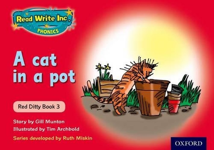 Read Write Inc Phonics Red Ditty Book 3 A Cat in a Pot