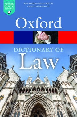 A Dictionary of Law