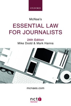 McNae's Essential Law for Journalists