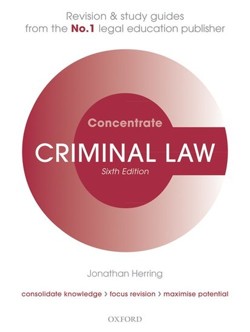 Criminal Law Concentrate