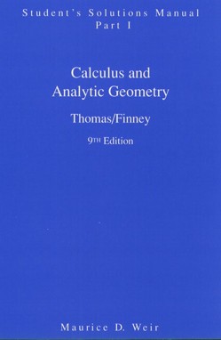 Student Solutions Manual Part 1 for Calculus