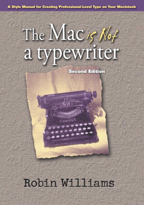 The Mac is not a typewriter, The