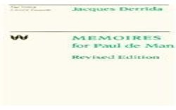 Memoires for Paul De Man