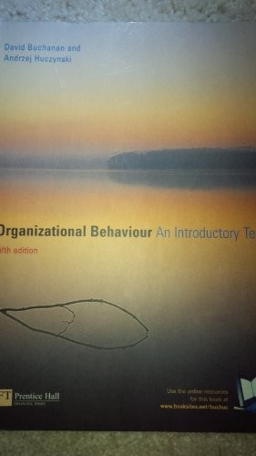Organizational Behaviour