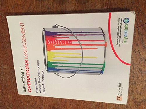 Essentials of Operations Management with MyOMLab