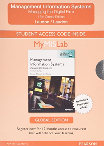 Management Information Systems Global Edition Access Card