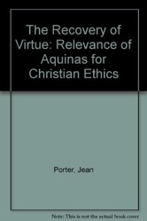 The Recovery of Virtue