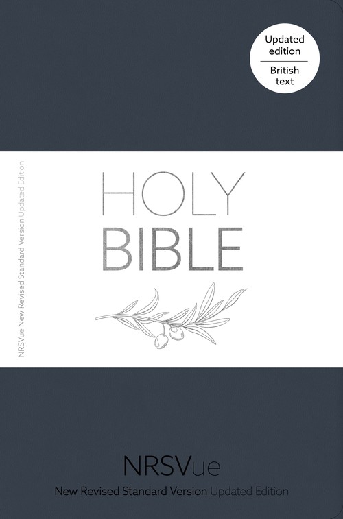NRSVue Holy Bible, Navy Flexiback, Debossed Detail, Silver Ribbon Marker, British Text, NRSVue New Revised Standard Version Updated Edition, Flexiback, Personal size