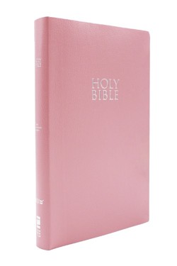 NIV, Gift and Award Bible, Leather-Look, Pink, Red Letter, Comfort Print