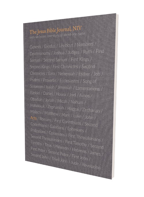 The Jesus Bible Journal, Acts, NIV, Paperback, Comfort Print