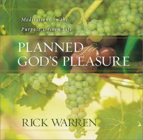 Planned for Gods Pleasure