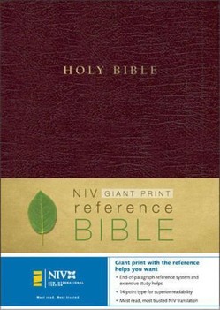 NIV Giant Print Reference Bible