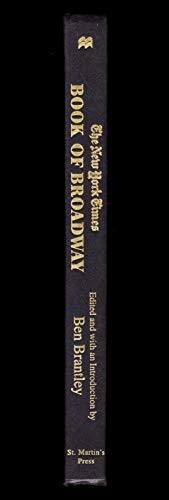 The "New York Times" Book of Broadway