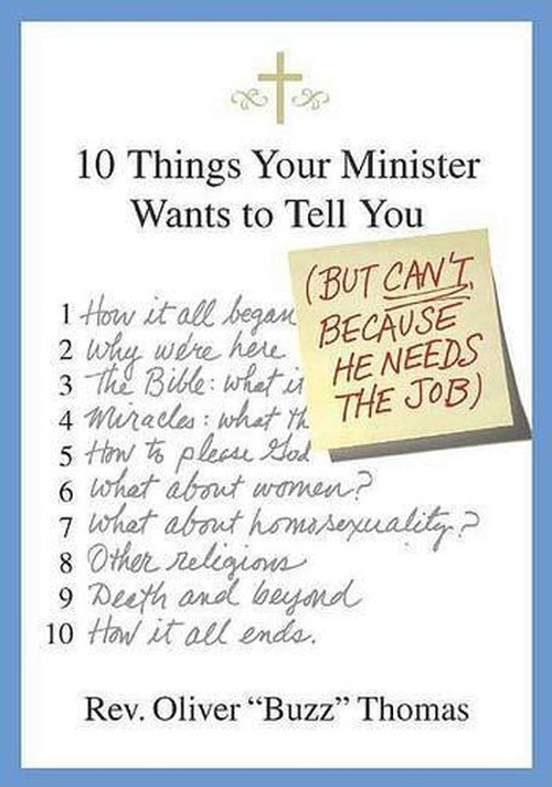 10 Things Your Minister Wants to Tell You