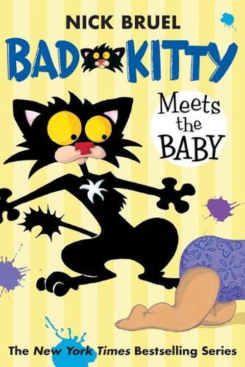 Bad Kitty Meets the Baby (Paperback Black-And-White Edition)