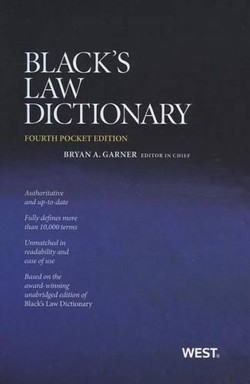 Black's Law Dictionary: Pocket Edition