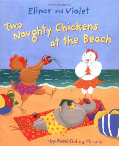 Two Naughty Chickens on the be