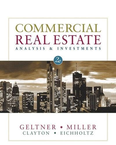 Common Real Estate Analysis and Investments