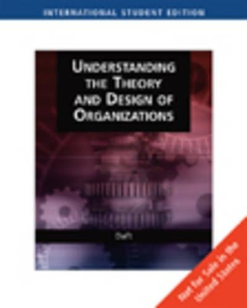 Organization Theory and Design