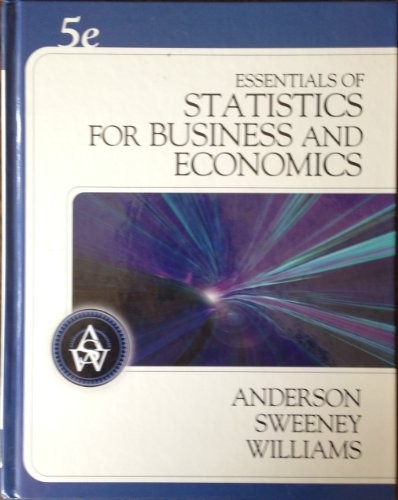 Essentials of Statistics for Business and Economics