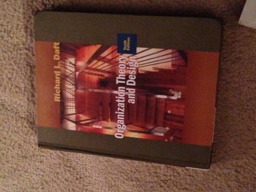 Organization Theory and Design