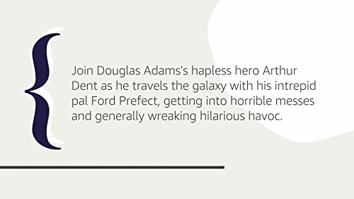 Douglas Adams - The Hitchhiker's Guide to the Galaxy