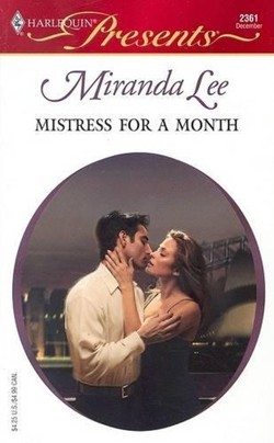 Mistress for a Month Three Rich Men