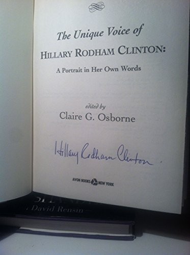 The Unique Voice of Hillary Rodham Clinton