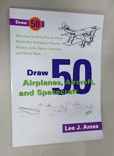 Draw 50 Airplanes, Aircraft, and Spacecraft