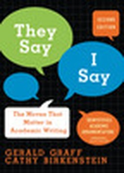 "They Say / I Say"