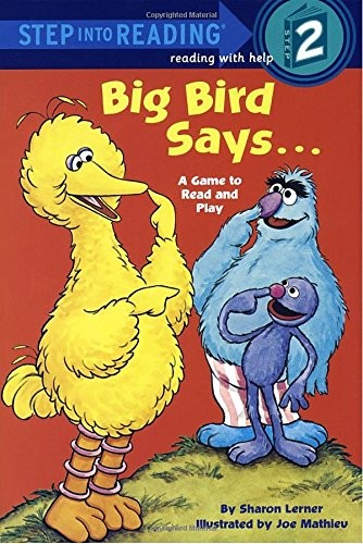 Big Bird Says...: A Game to Read and Play