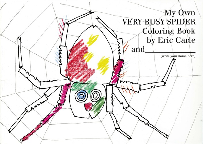 The My Own Very Busy Spider Coloring Book