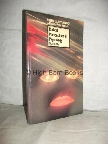Radical Perspectives in Psychology