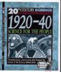 20th Century Science: 1920-40 Science for the People (Cased)