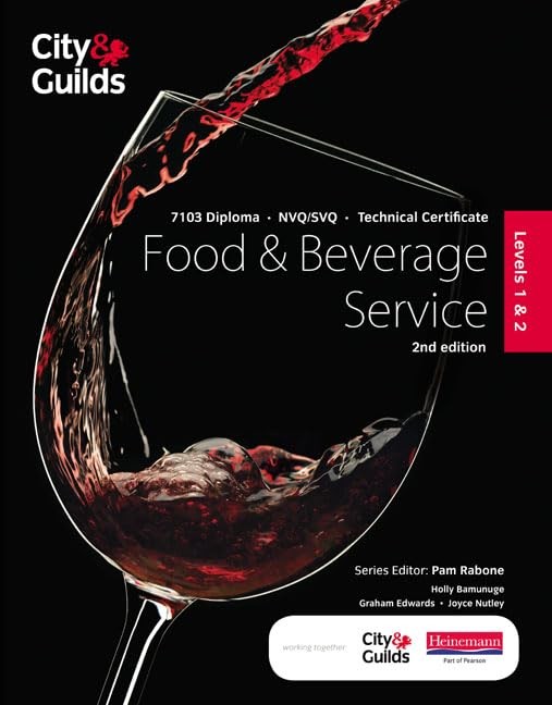 City & Guilds Level 1 & 2 Food & Beverage Service Candidate Handbook, 2nd edition