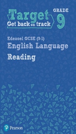 Target Grade 9 Reading Edexcel GCSE (9-1) English Language Workbook