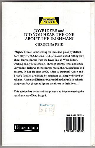 Joyriders and Did You Hear the One About the Irishman?