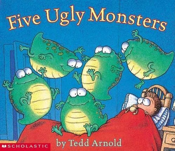 Five Ugly Monsters Board Book Reformat
