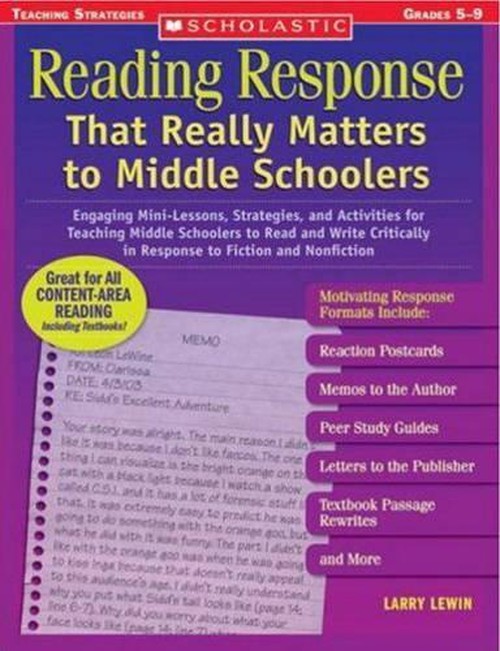 Reading Response That Really Matters to Middle Schoolers
